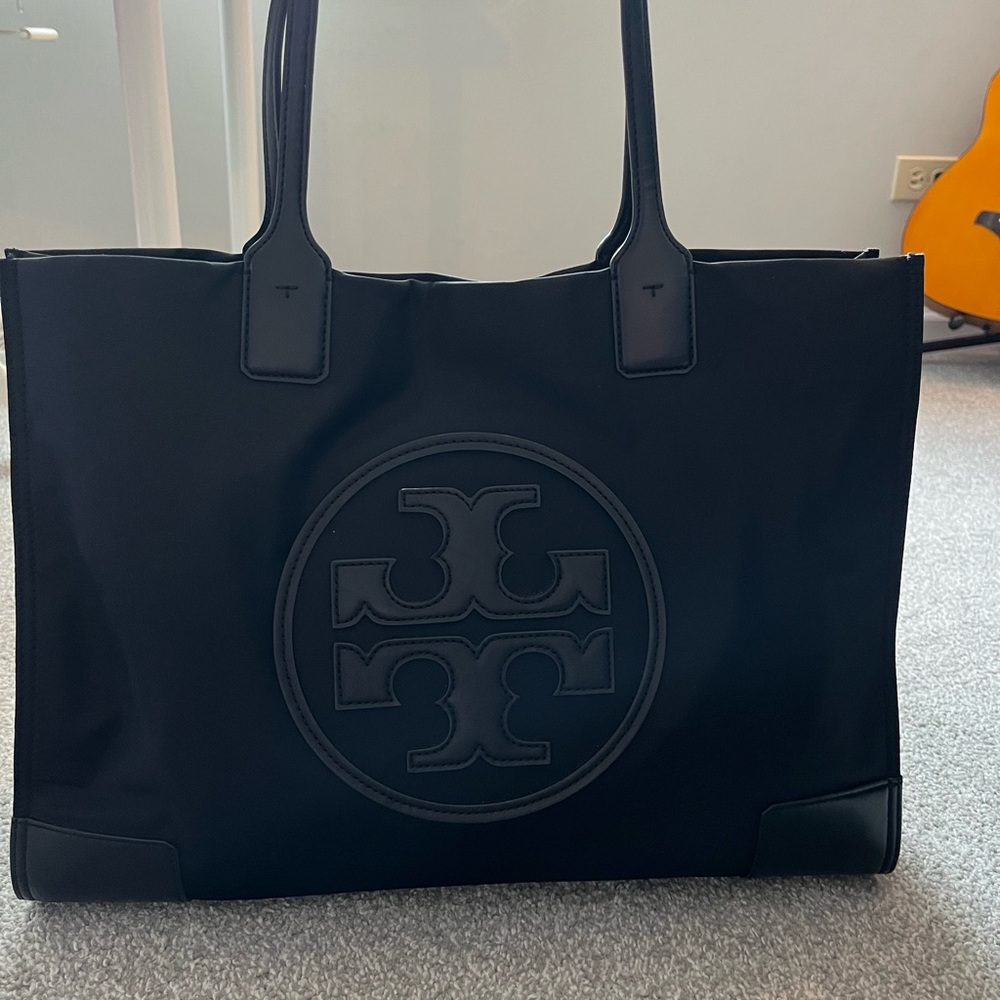 Tory Burch black Elle tote